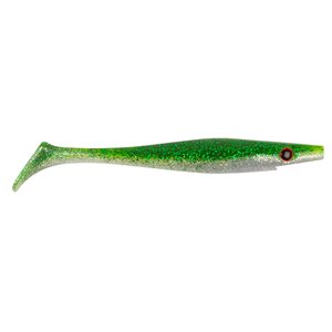 STRIKE PRO Pig Shad Nano 15cm Green Shad Flash