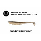 JigFreak Zander-HU 13cm Black-Goldglitter