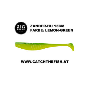 JigFreak Zander-HU 13cm Lemon-Green