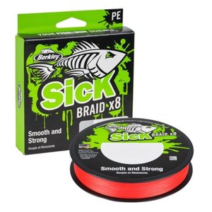 Berkley Berkley Sick Braid Red 150m