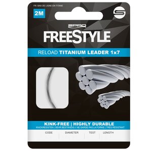 SPRO Spro Freestyle Reload Titanium Leader - 2m Titanvorfach