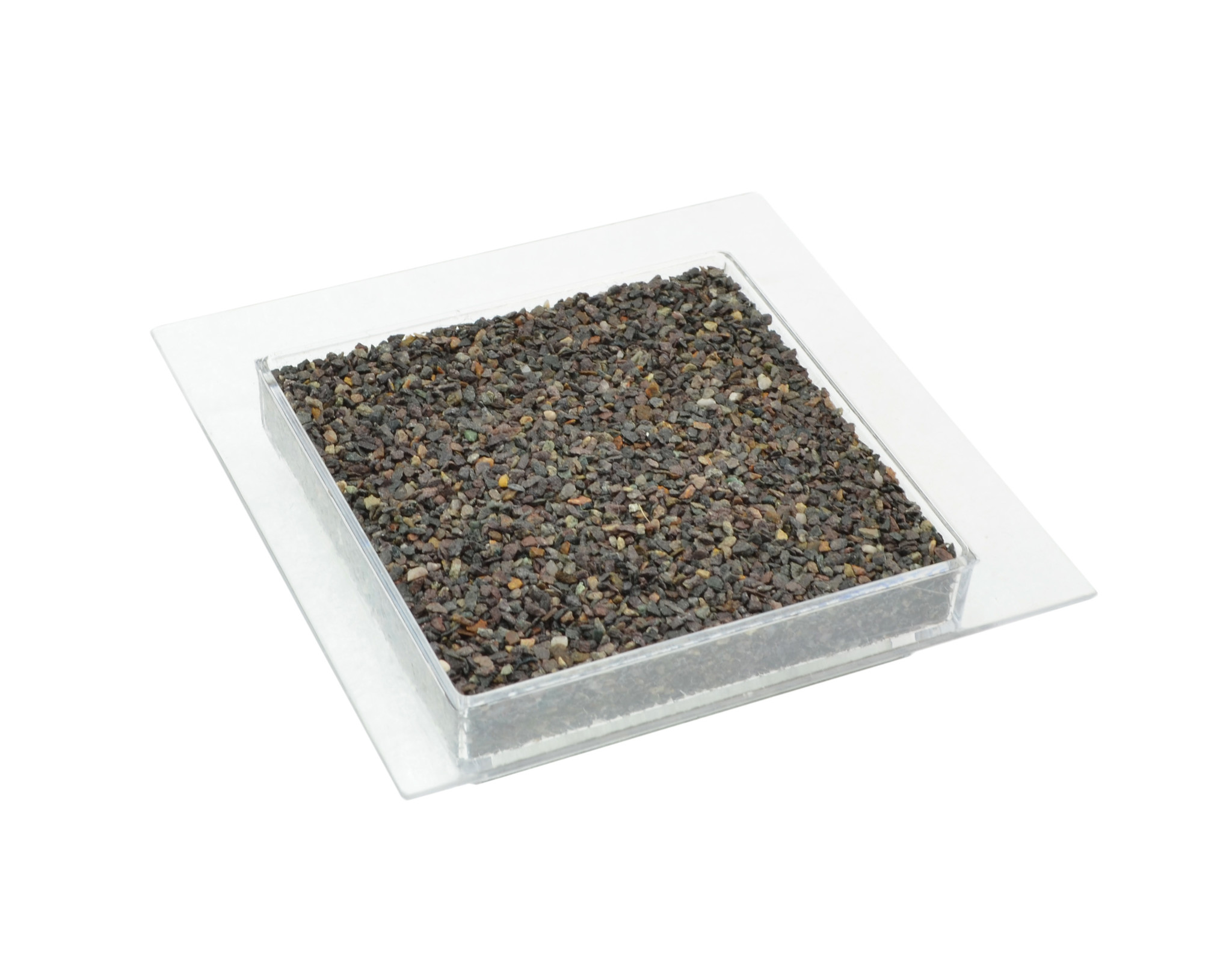 Spurenwelten  ballast Porphyr donker bruin spoor H0