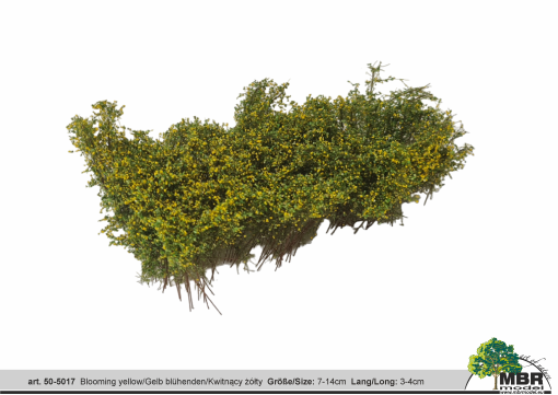 MBR model Struiken met gele bloemen
