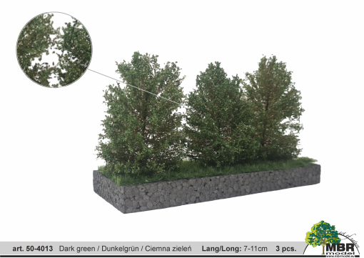 MBR model grote bosjes donker groen