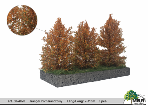 MBR model grote bosjes oranje