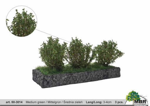 MBR model bosjes middel groen