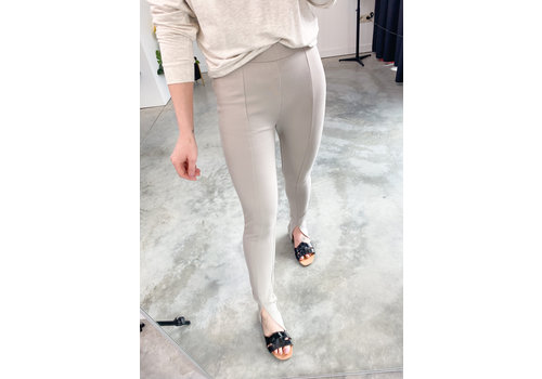 FRONT SLIT JERSEY PANTS