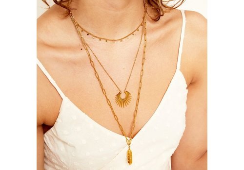 SUN STARS NECKLACE - GOLD