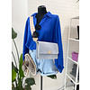 BLUE JUSTINE TETRA BLOUSE ONE SIZE