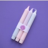 PASTEL MIX CANDLES - 3 pieces