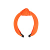 ORANJE RIB KNOOP HAARBAND