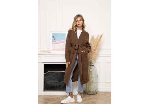 ROBIN VESTE CHOCOLADE one size