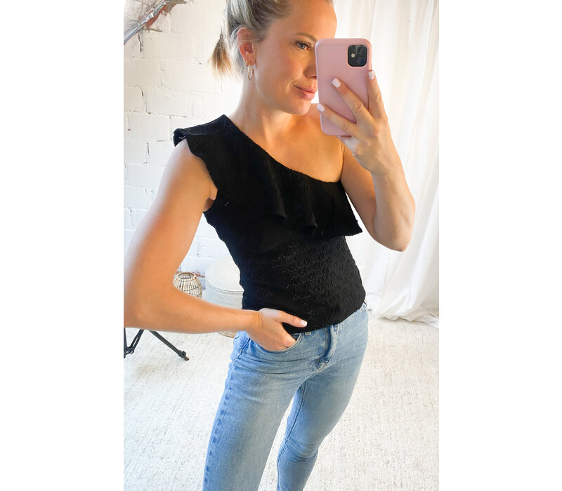 PAULIENE TOP BLACK