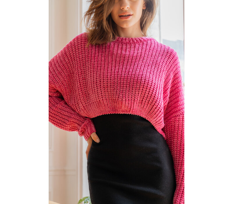 SOFT RASPBERRY KNIT