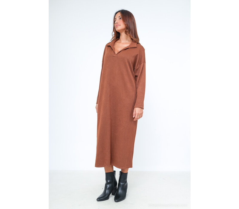 CONNIe SWEATERDRESS BROWN One size