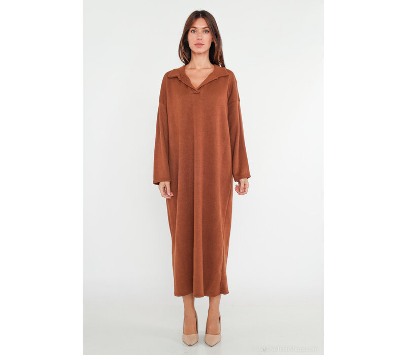 CONNIE SWEATERDRESS CAMEL