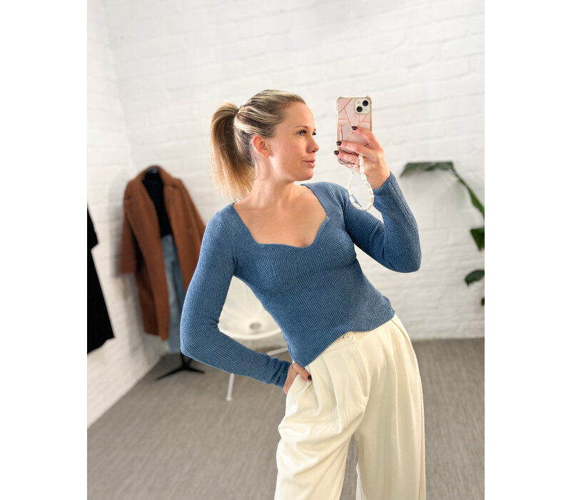 BLUE NIGHT OUT TOP
