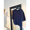 BLUE SHORT SLEEVE KNIT One size