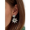 SILVER FLOWER EARRINGS