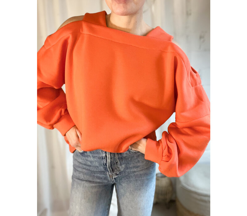 ORANGE EVI SWEATER