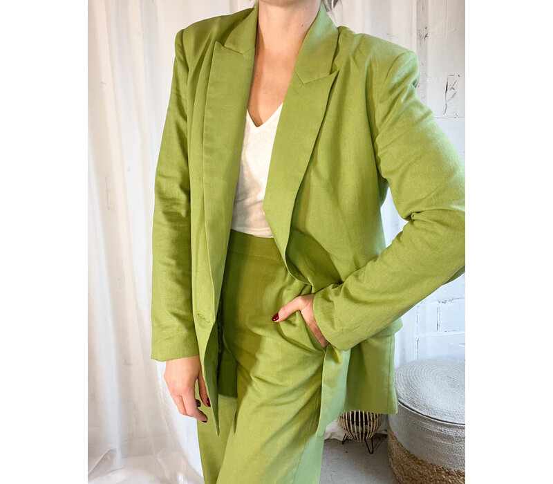 GREEN SUIT BLAZER