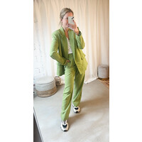 GREEN SUIT PANTS