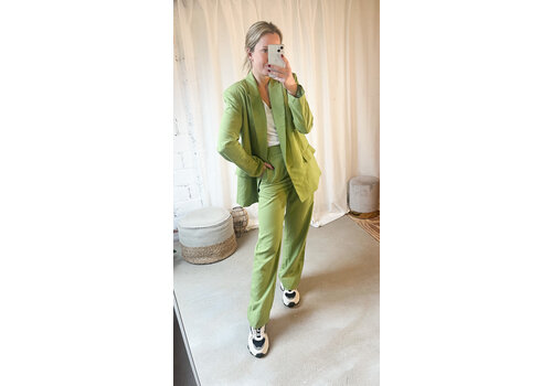 GREEN SUIT PANTS