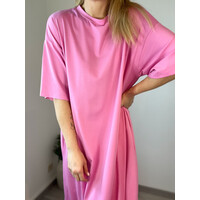 T-SHIRT DRESS PINK