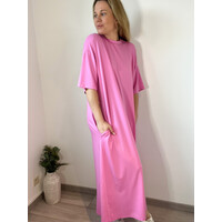 T-SHIRT DRESS PINK