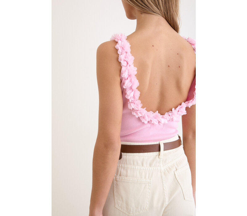 Pink flower top