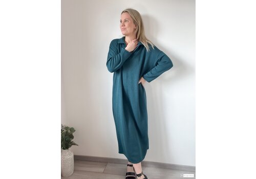 CONNIE PETROL DRESS one size