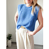 BLUE KNIT TOP One size