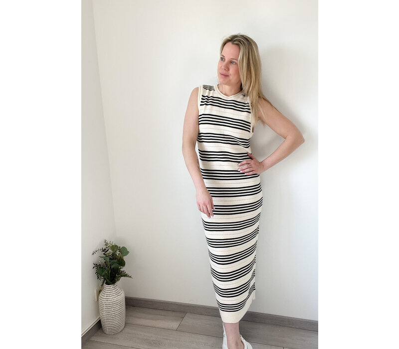 YASMINE STRIPE DRESS one size