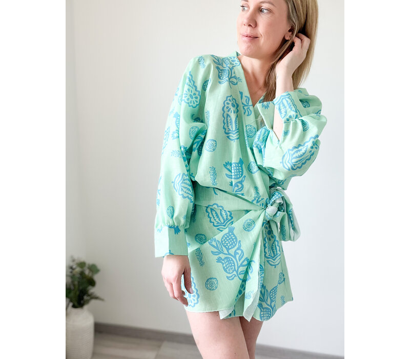 SOPHIA GREEN DRESS One size