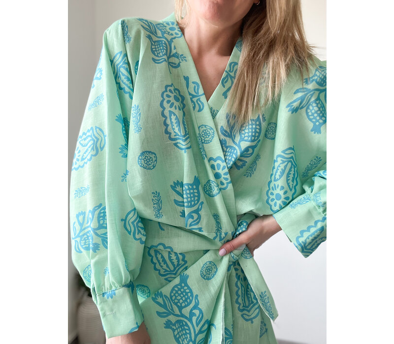 SOPHIA GREEN DRESS One size