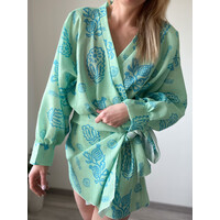 SOPHIA GREEN DRESS One size