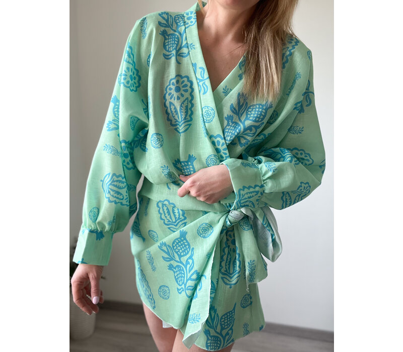 SOPHIA GREEN DRESS One size