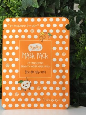 Qyo Qyo Tangerine Bright + Moist Mask Pack