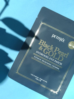 Petitfee Black Pearl & Gold Hydrogel Eye Patch (single use)