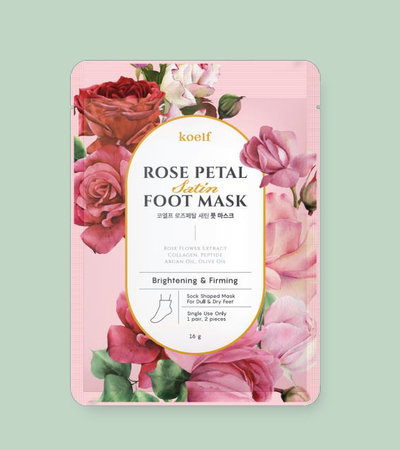 Rose Petal Satin Foot Mask - 16g