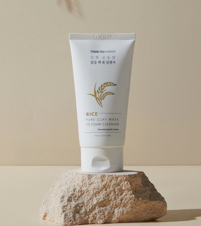 Rice Pure Clay Mask to Foam Cleanser - 150ml