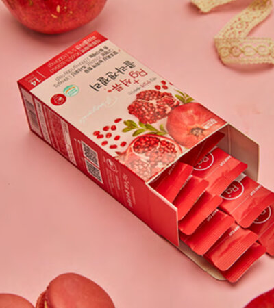 Pomegranate Collagen Jelly (Box) - 14 Sticks/280g