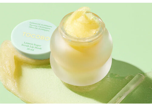 Tocobo Lemon Sugar Scrub Lip Mask