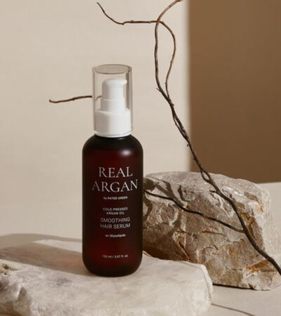 REAL ARGAN Cold Pressed Argan Oil Smoothing Hair Serum - 150ml