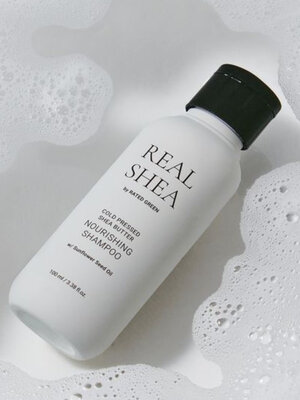 Rated Green REAL SHEA Cold Pressed Shea Butter Nourishing Shampoo Travel