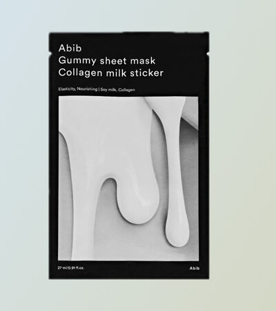 Gummy Sheet Mask Collagen Milk Sticker - 27ml