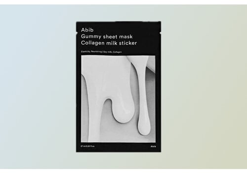 Abib Gummy Sheet Mask Collagen Milk Sticker