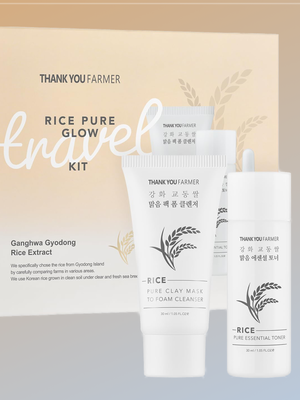 Thank You Farmer Rice Pure Glow Travel Kit