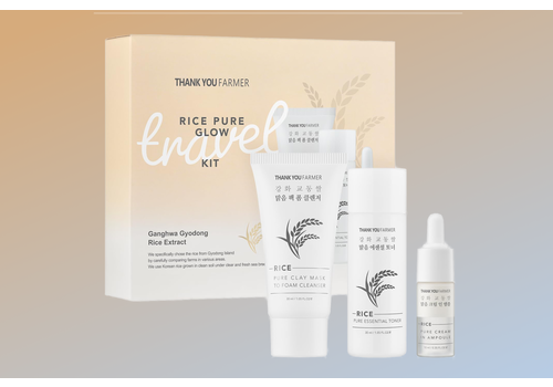 Thank You Farmer Rice Pure Glow Travel Kit