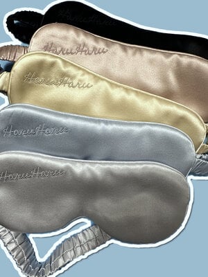By HARU 100% Premium Silk Sleep Eye Mask